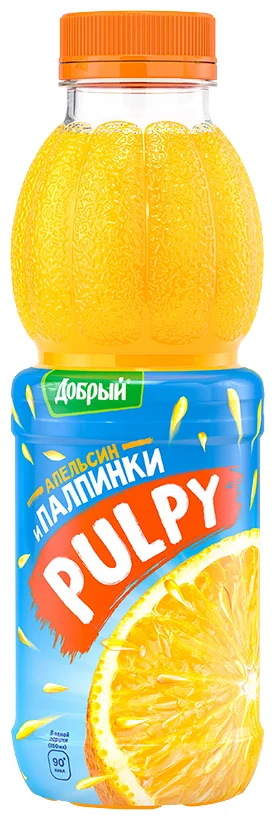 Напиток сокосодержащий Pulpy / Палпи Апельсин, рынок Сенной, ИП Мехдиев, точка №21р