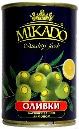 Оливки фаршированные лимоном, консерв., ж/б, 300 мг,рынок Рахова, ИП Гамов, точка №5-правое