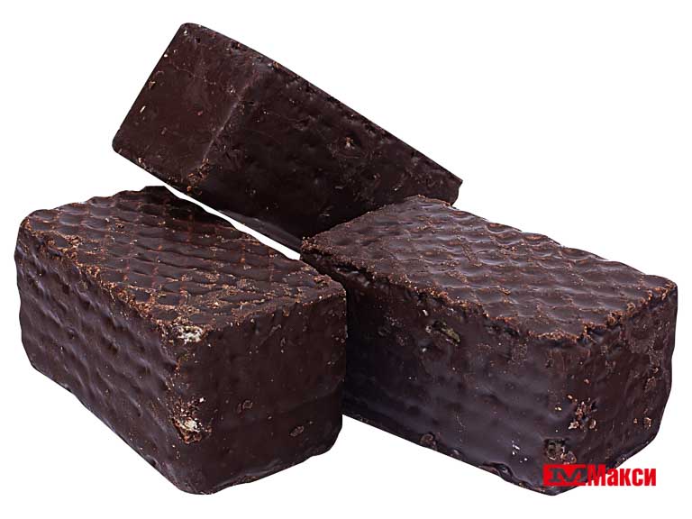 Вафли в шоколадной глазури, вес, Рынок рахова, ИП Якшиян, точка №11