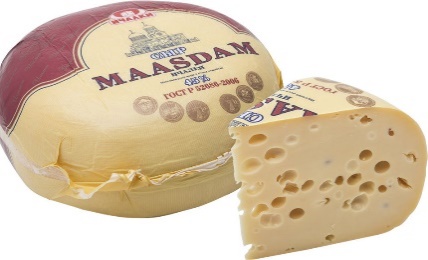 Сыр Маасдам,45%, п/тв., Ичалки,вес, рынок Рахова, ИП Солодухина, точка №114