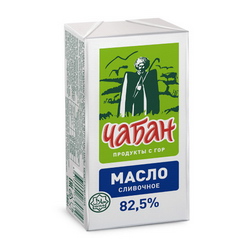 Масло сливочное Чабан, вес 380 гр., 82,5%, Нальчик, Рынок на Рахова, точка №1