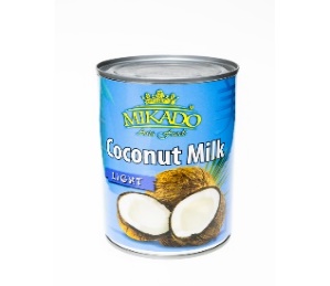 Кокосовое молоко  (17%-18%) жирности, ж/б, вес 400 мл., Микадо, ИП Гамов, точка №5-правое