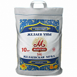 Мука пшеничная высший сорт Желаевская от Мартина 10 кг, рынок Рахова, ИП Арушанян, точка № 98