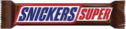 Батончик Snickers Super с карамелью, арахисом и нугой, 80 г