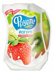 Йогурт «Фруате» питьевой клубника-киви 1.5%, рынок Сенной, ИП Марнов, точка №30р
