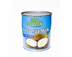 Кокосовое молоко  (5%-7%) жирности, ж/б,вес 400 мл., Микадо, ИП Гамов, точка №5-правое