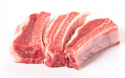 Ребра свиные, фермерское мясо без ГМО, вес, рынок Рахова, ИП Пигачев, точка№40