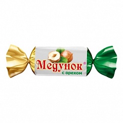 Медунок шоколадные конфеты с орехом, вес, Рынок рахова,   ИП Мошкина, точка №88А