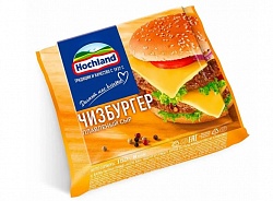 Плавленый сыр hochland чизбургер, 150 гр, рынок Сенной, ИП Марнов, точка №30р