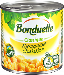 Кукуруза сладкая "Bonduelle", классическая, 400 гр, рынок Рахова, ИП Арушанян, точка № 98