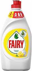Fairy Средство для мытья посуды Сочный лимон, 0.45 л, рынок Рахова, ИП Гюльназарян, точка №4б