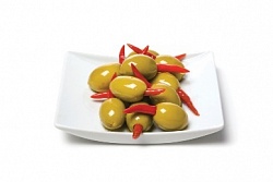 Оливки фаршированные красным  перцем, вес,  рынок Рахова, ИП Солодухина, точка №114