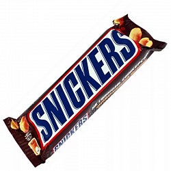 Шоколадный батончик Сникерс Snickers, 50,5 г, рынок Рахова, ИП Ступников, точка №99 - правое