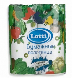 Бумажные полотенца Lotti двухслойные, рынок Рахова, ИП Гюльназарян, точка №4б
