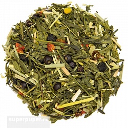 Чай зелёный,  "Силуэт" с травами, вес, рынок Рахова, ИП Солодухина, точка №59