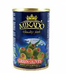 Оливки фаршированные анчоусом, консерв., ж/б, 300 мг,рынок Рахова, ИП Гамов, точка №5-правое