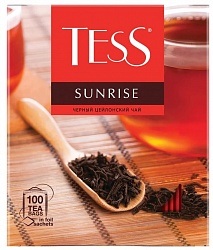 Чай черный Tess Sunrise в пакетиках, 100 пак., рынок Сенной, ИП Аринушкин точка№3р