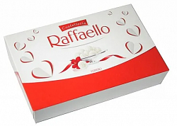 Конфеты в коробке Raffaello, с цельным миндальным орехом, в кокосовой обсыпке, 90 гр, рынок Рахова, ИП Мехралиева, точка № 8, 9