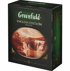 Чай в пакетиках Greenfield Green Melissa (Грин Мелисса) зелёный с добавками 100  пакетиков, рынок Рахова, ИП Мехралиева, точка №21, 9